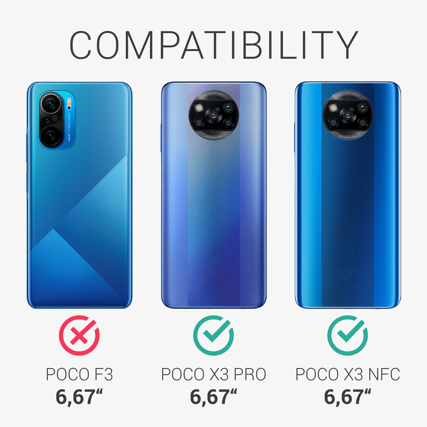 Xiaomi Poco X3 NFC / Poco X3 Pro Phone Case Matte Silicone