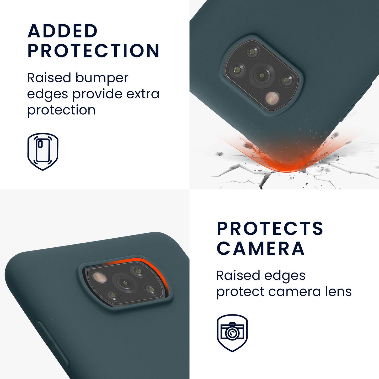 Xiaomi Poco X3 NFC / Poco X3 Pro Phone Case Matte Silicone