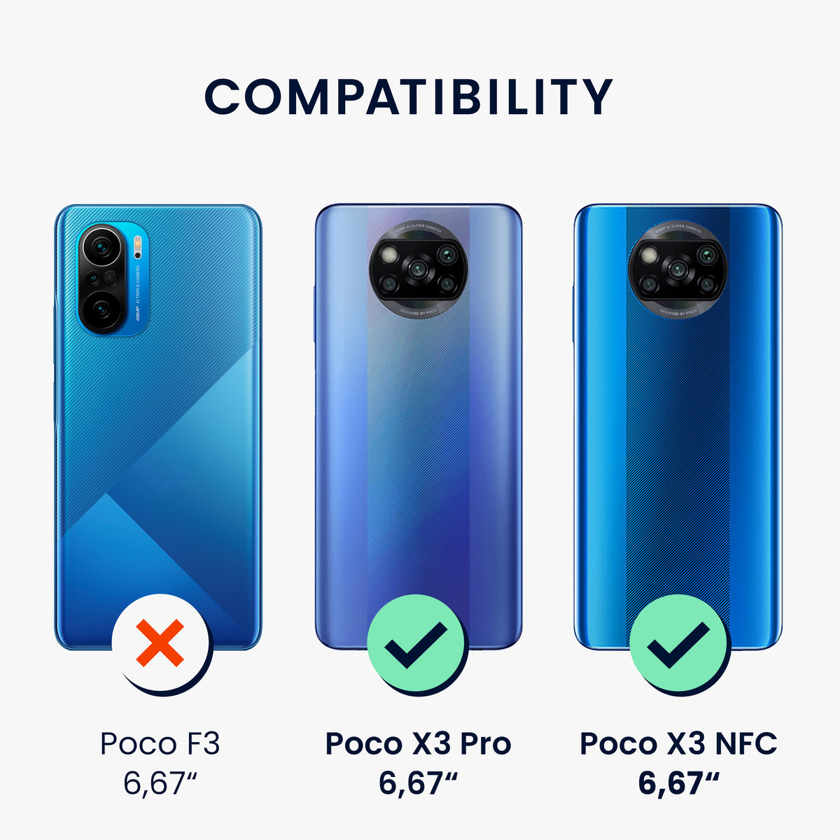 Xiaomi Poco X3 NFC / Poco X3 Pro Metallic Phone Case