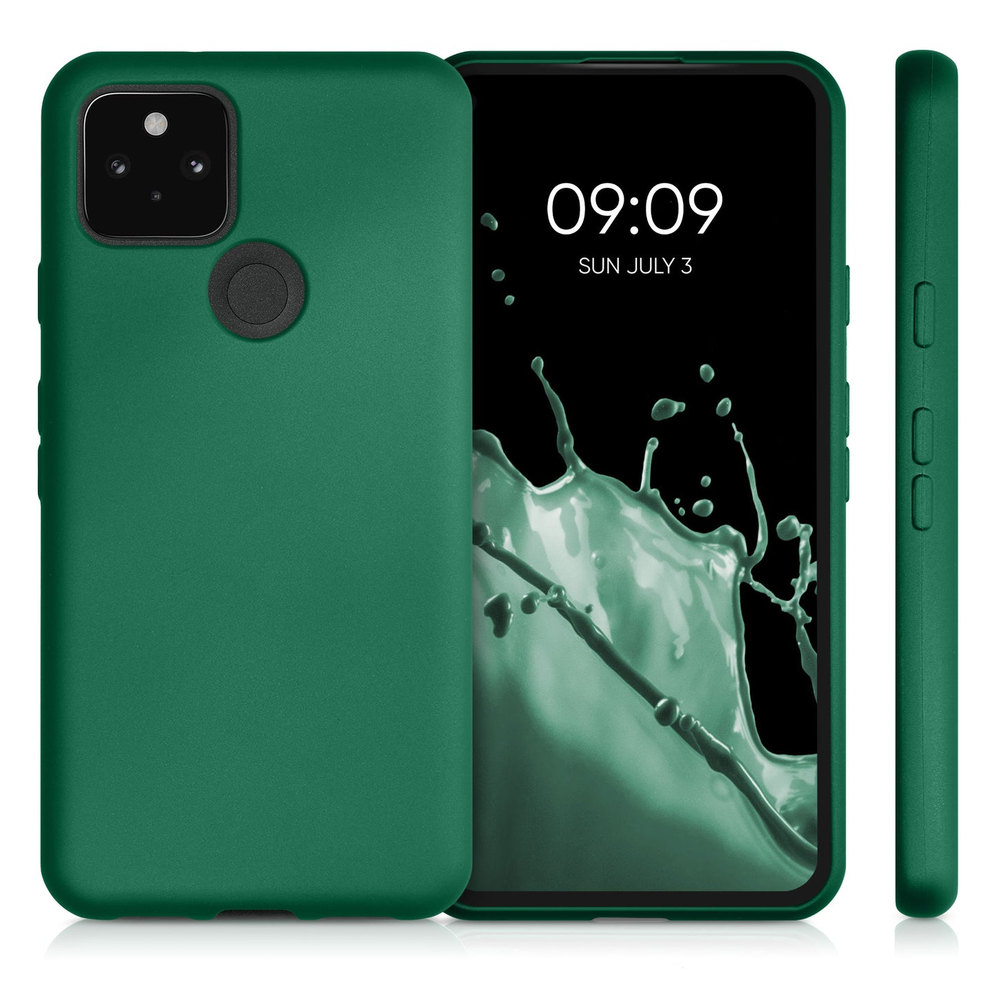 kwmobile Case for Google Pixel 5 Silicone Cover Protective Case