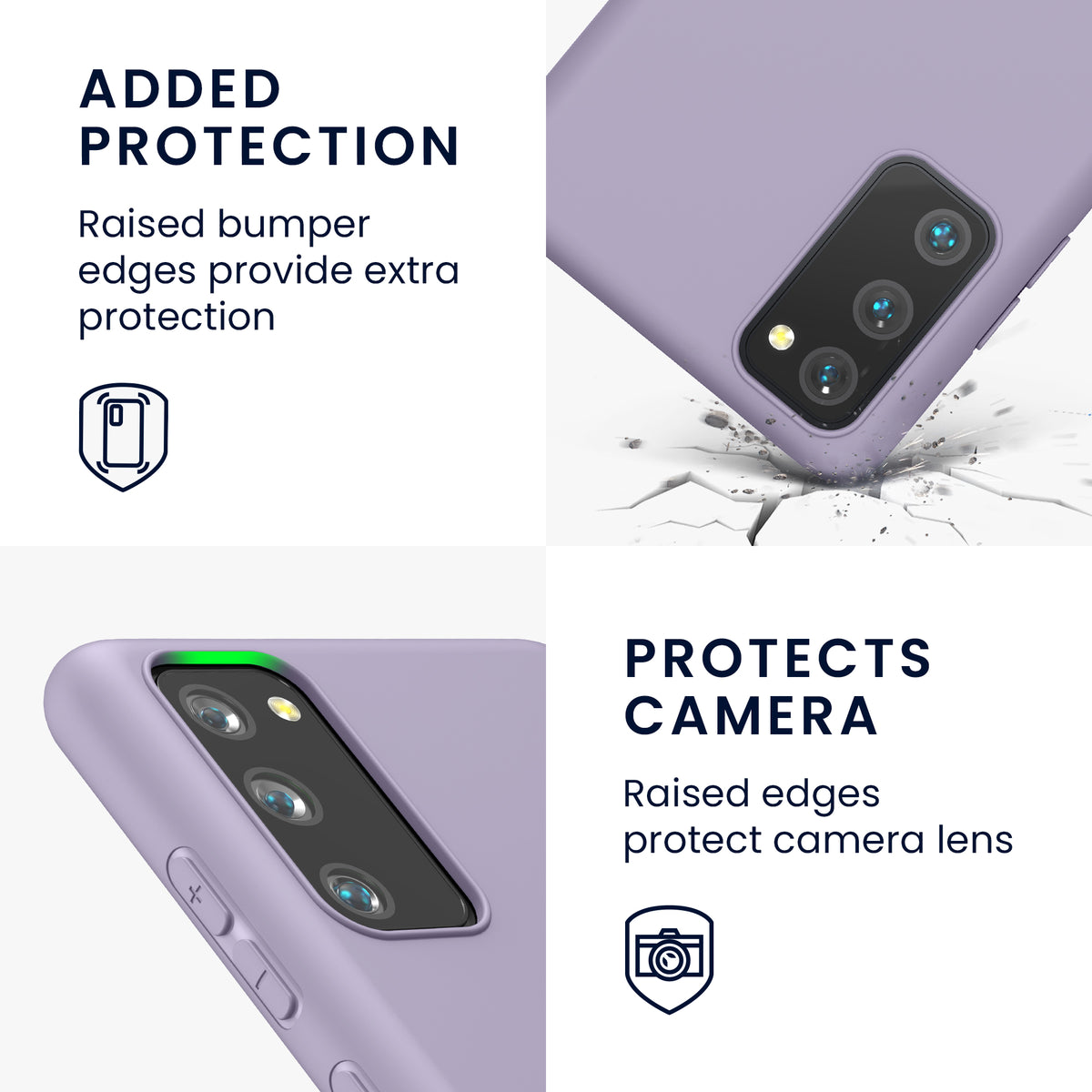kwmobile Phone Case for Samsung Galaxy S20 FE - Wireless Charging - Protective Cover