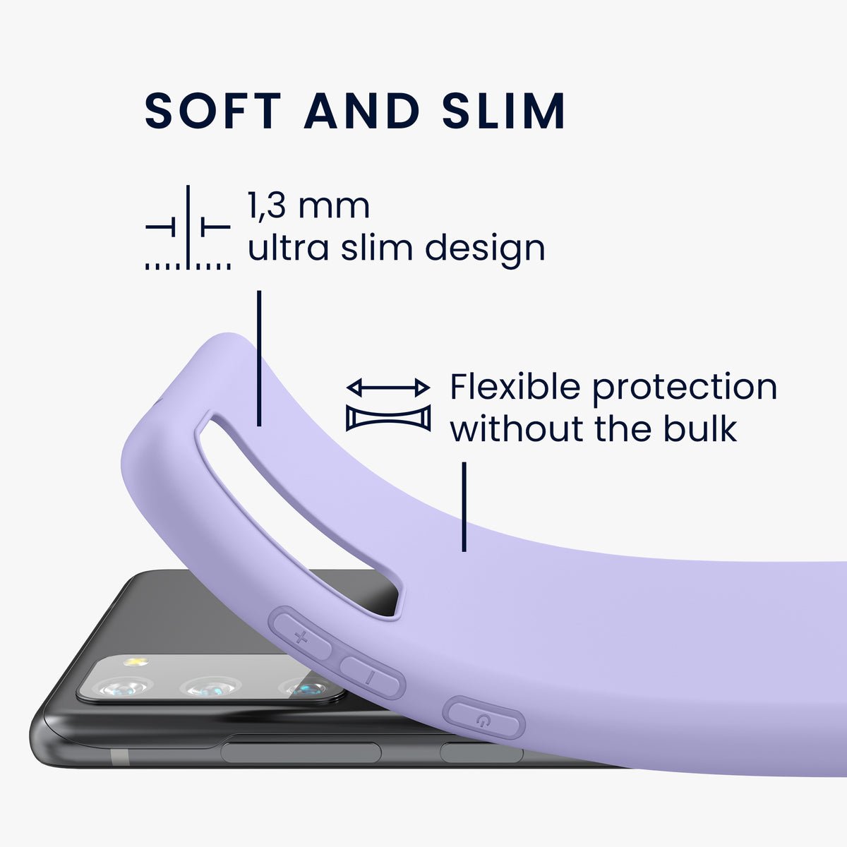 kwmobile Phone Case for Samsung Galaxy S20 FE - Wireless Charging - Protective Cover