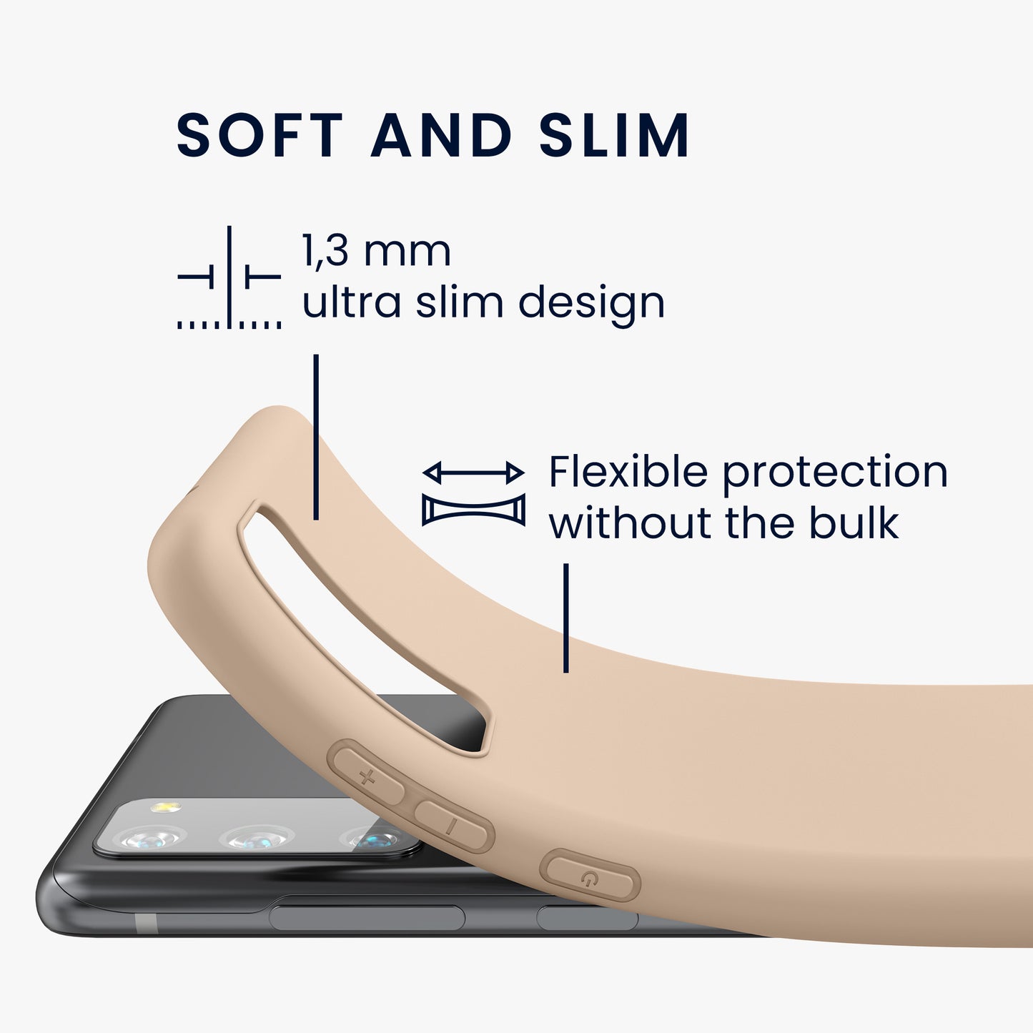 kwmobile Phone Case for Samsung Galaxy S20 FE - Wireless Charging - Protective Cover