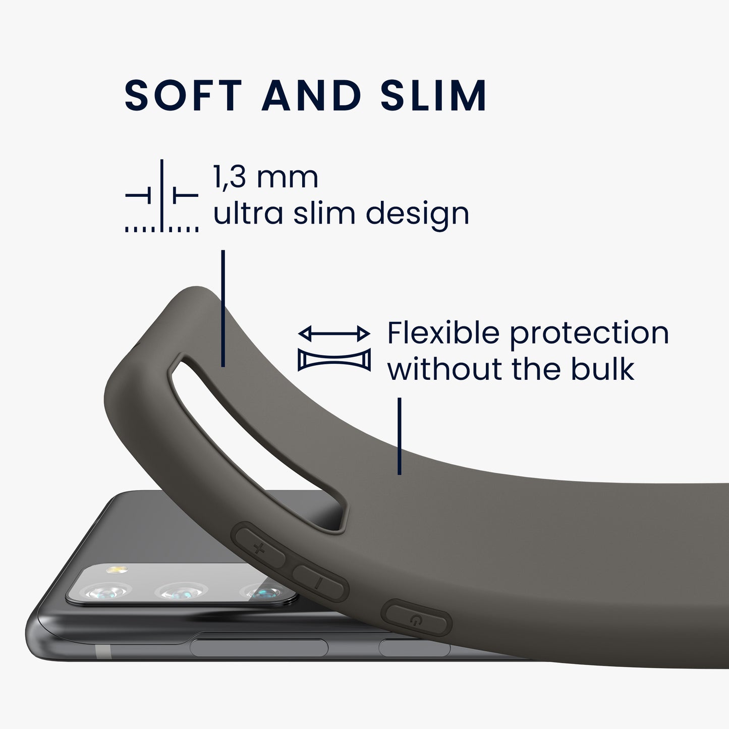 kwmobile Phone Case for Samsung Galaxy S20 FE - Wireless Charging - Protective Cover