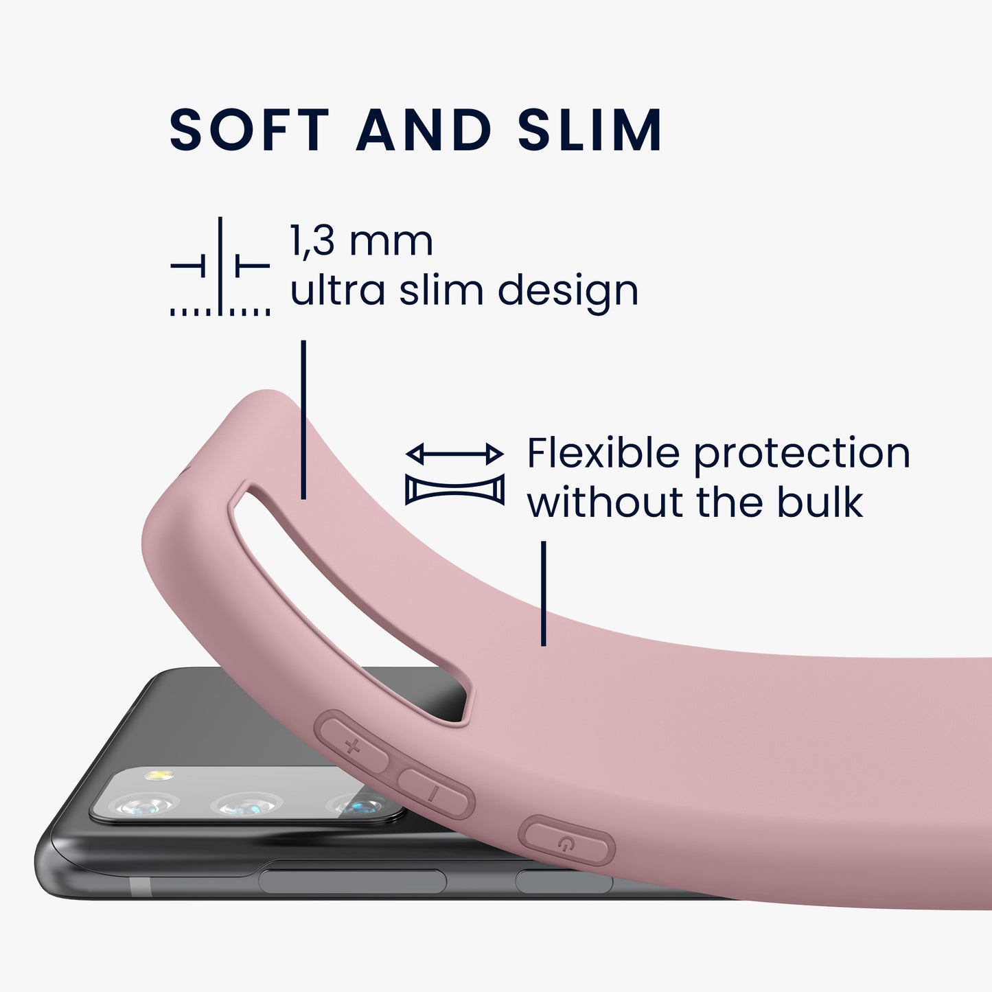 kwmobile Phone Case for Samsung Galaxy S20 FE - Wireless Charging - Protective Cover