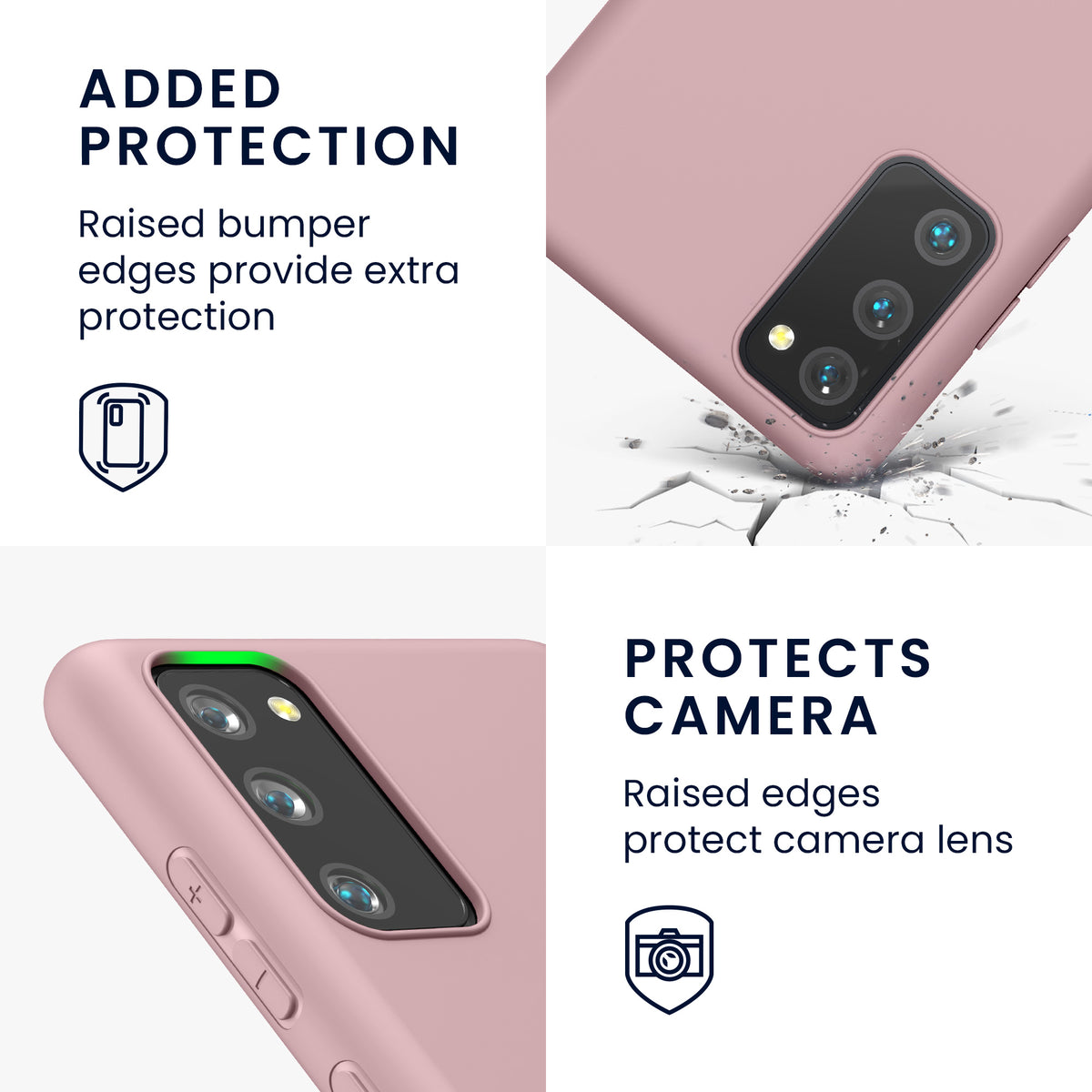 kwmobile Phone Case for Samsung Galaxy S20 FE - Wireless Charging - Protective Cover