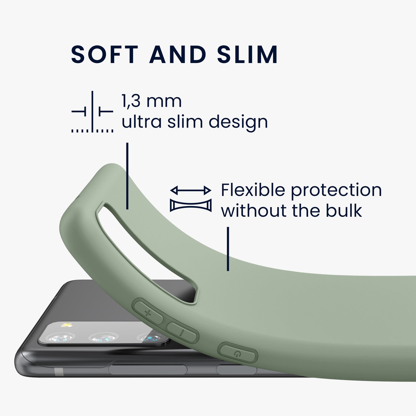 kwmobile Phone Case for Samsung Galaxy S20 FE - Wireless Charging - Protective Cover