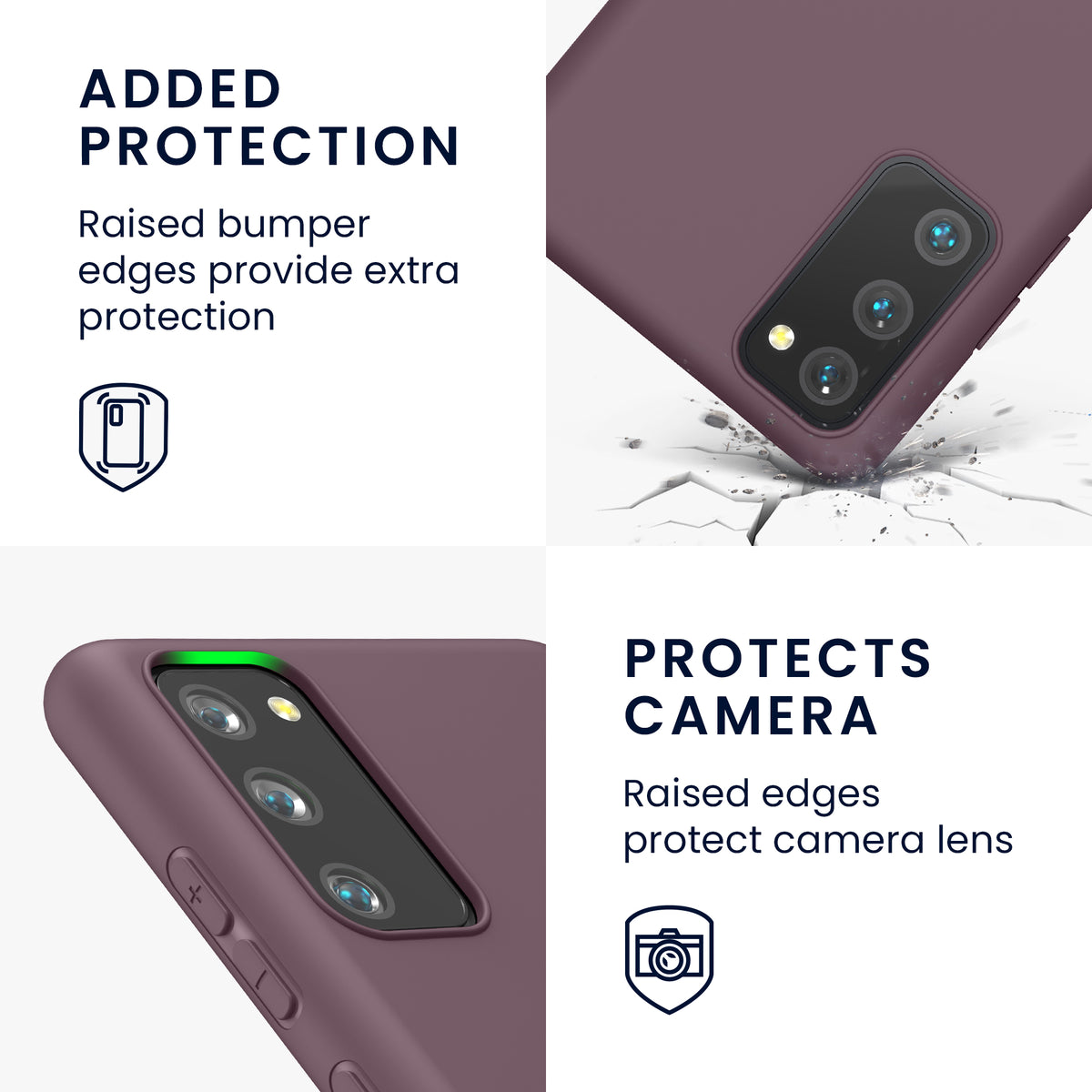 kwmobile Phone Case for Samsung Galaxy S20 FE - Wireless Charging - Protective Cover