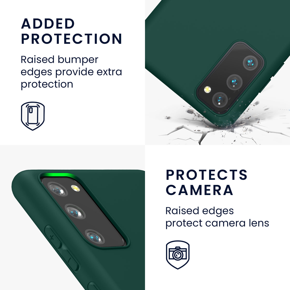 kwmobile Phone Case for Samsung Galaxy S20 FE - Wireless Charging - Protective Cover