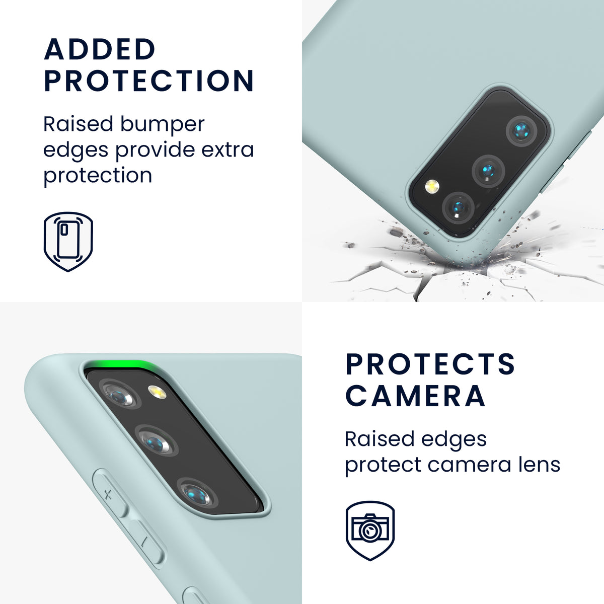 kwmobile Phone Case for Samsung Galaxy S20 FE - Wireless Charging - Protective Cover