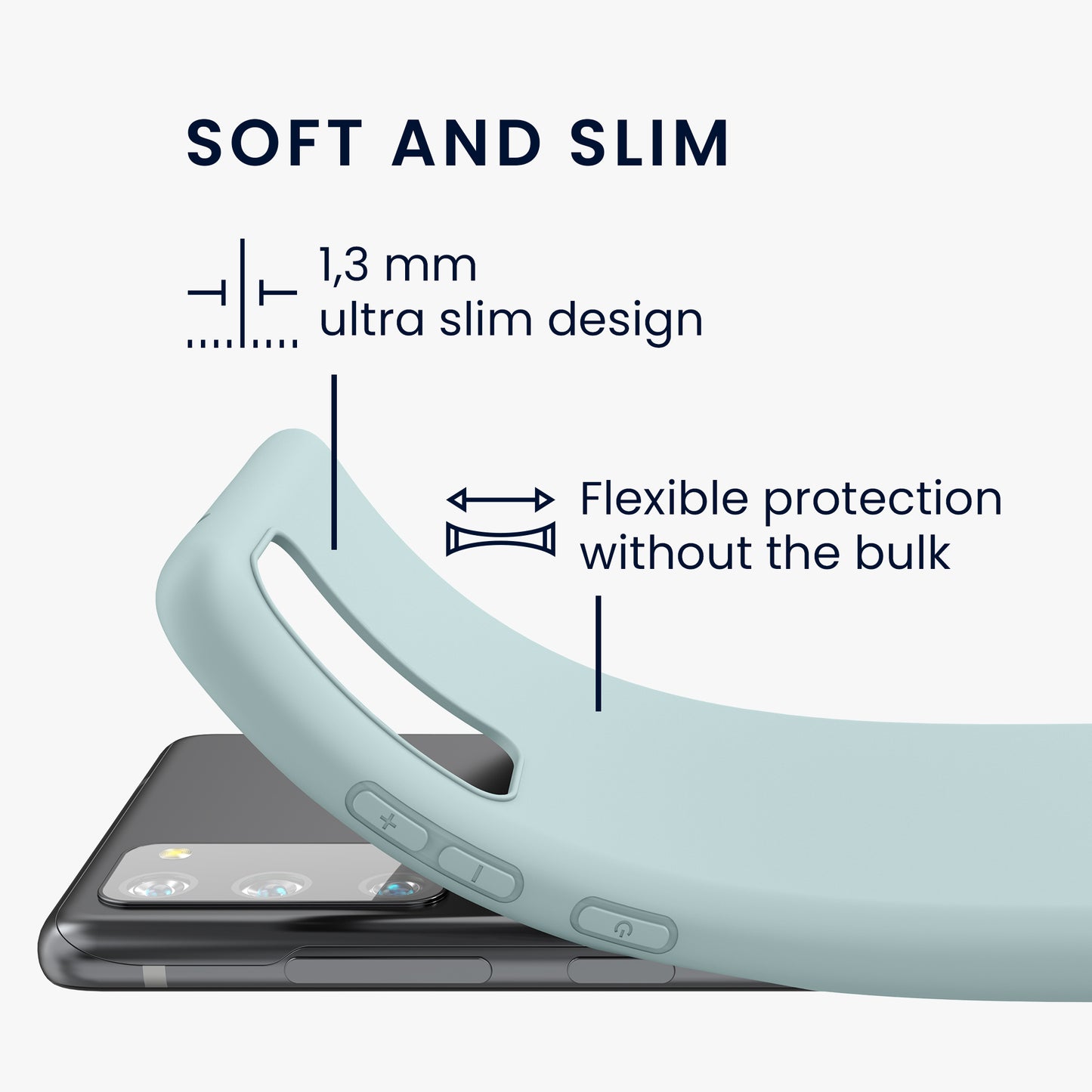 kwmobile Phone Case for Samsung Galaxy S20 FE - Wireless Charging - Protective Cover