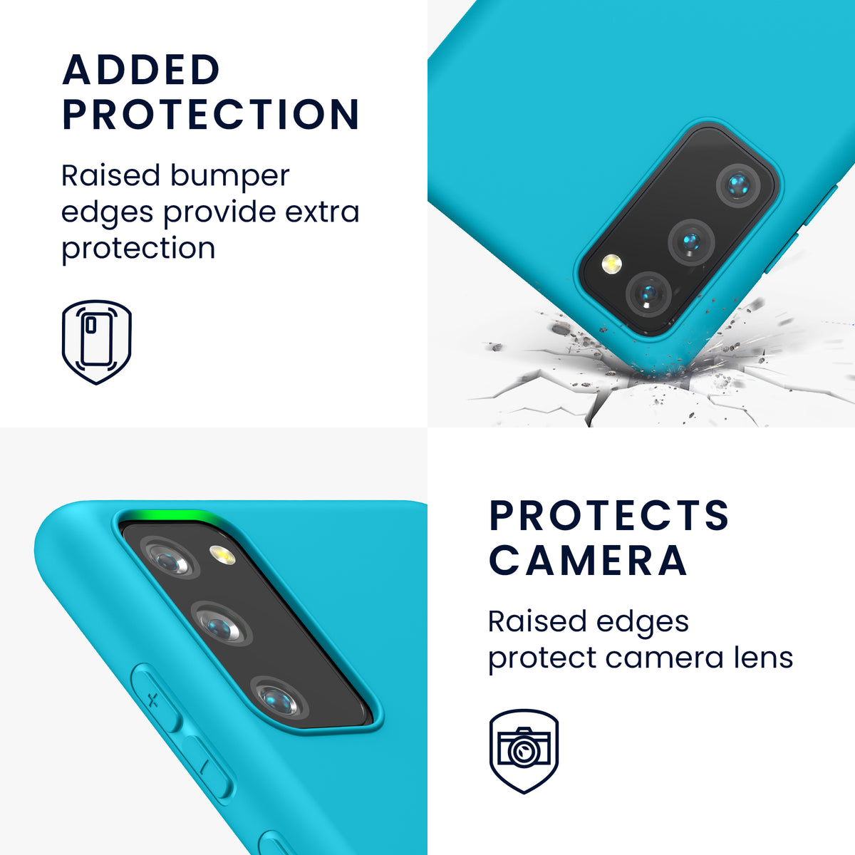 kwmobile Phone Case for Samsung Galaxy S20 FE - Wireless Charging - Protective Cover