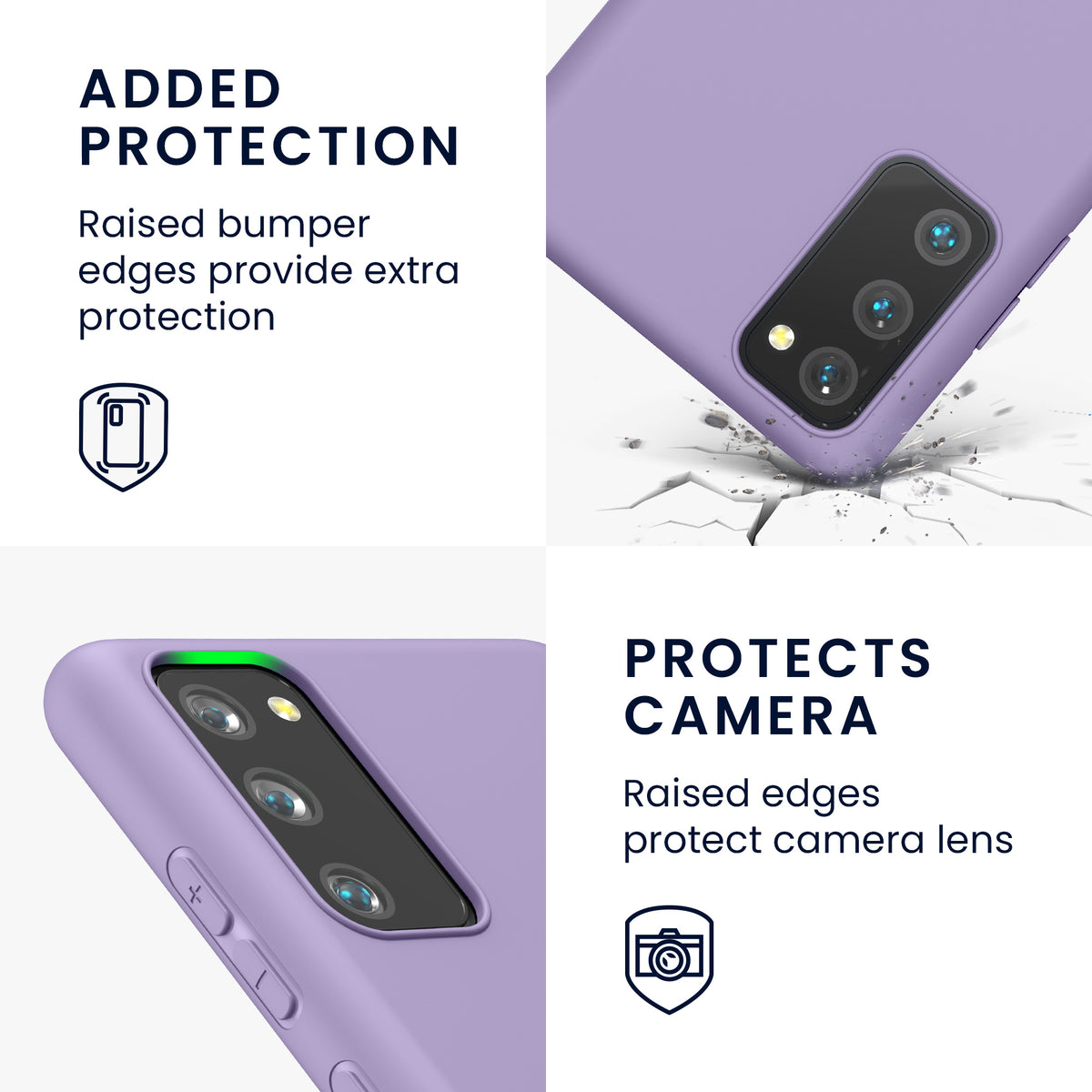 kwmobile Phone Case for Samsung Galaxy S20 FE - Wireless Charging - Protective Cover