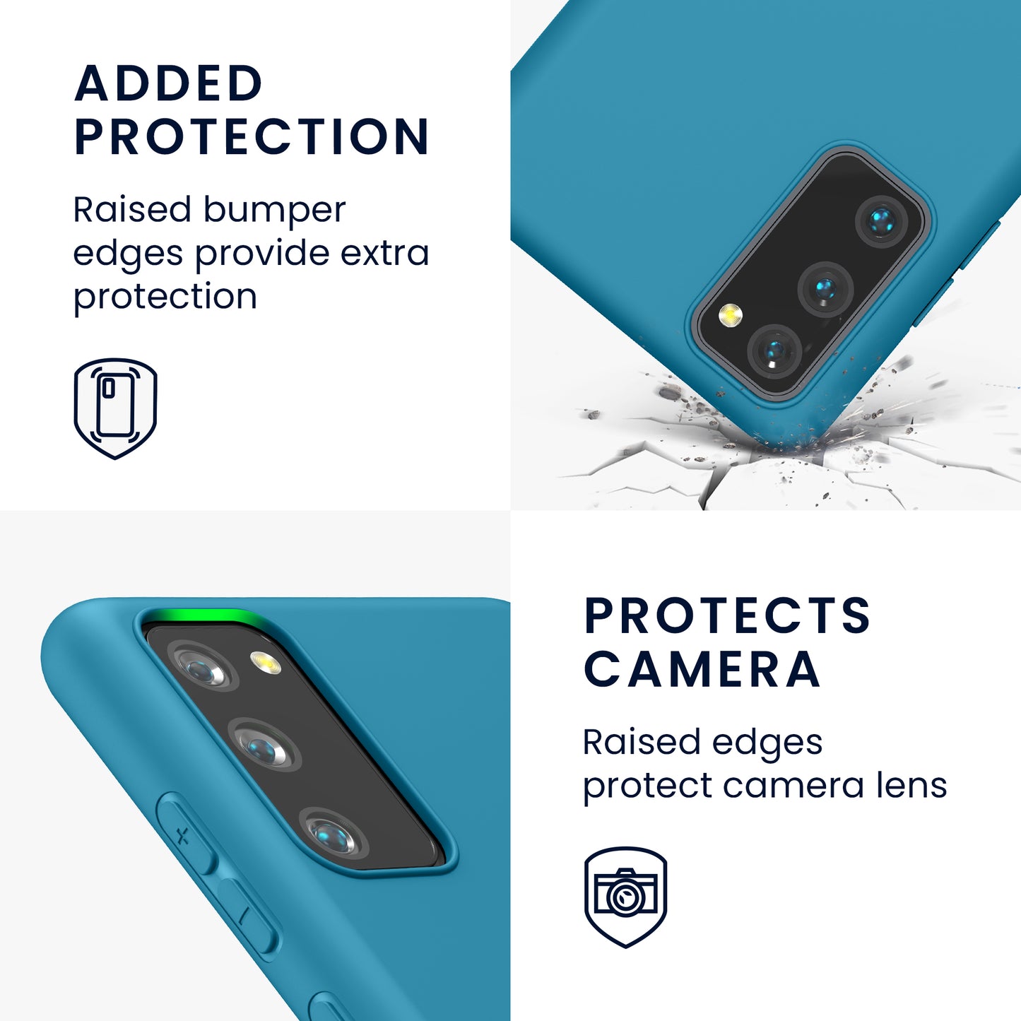 kwmobile Phone Case for Samsung Galaxy S20 FE - Wireless Charging - Protective Cover