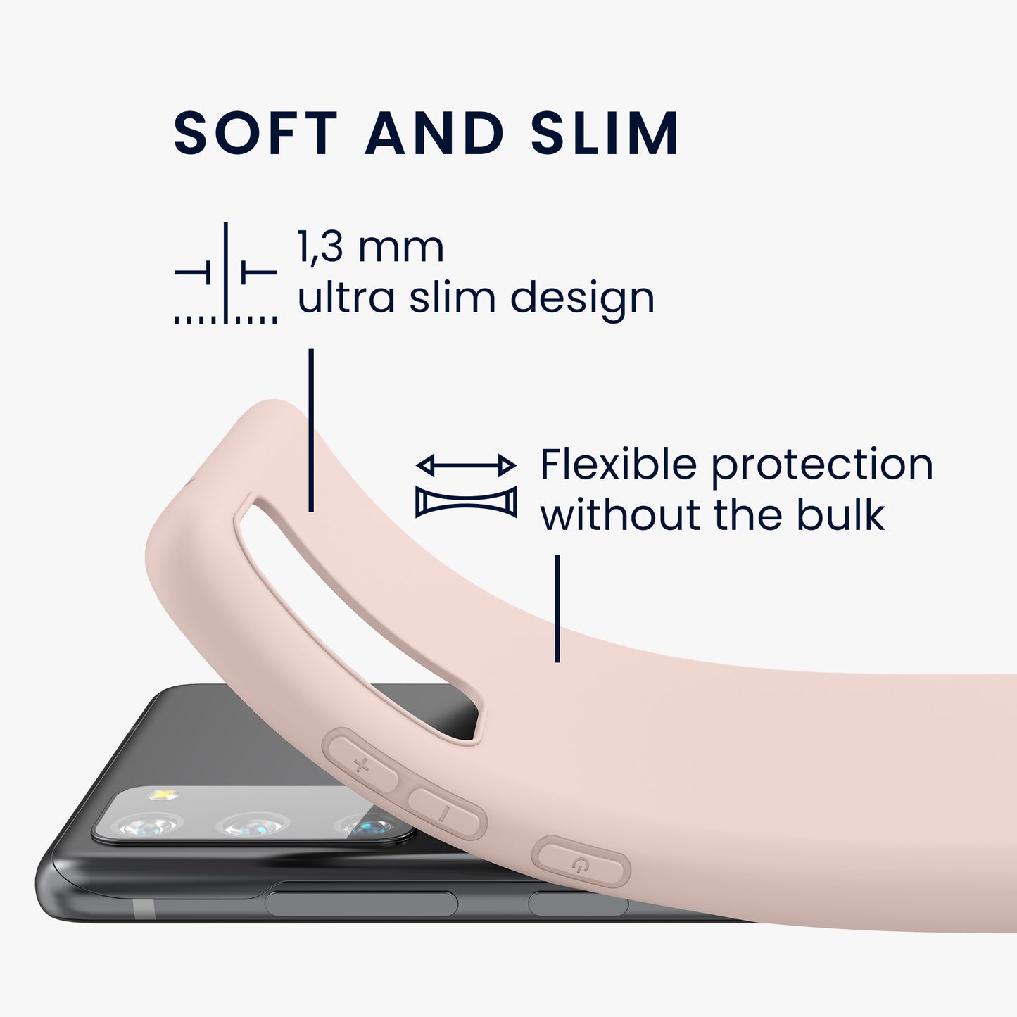 kwmobile Phone Case for Samsung Galaxy S20 FE - Wireless Charging - Protective Cover