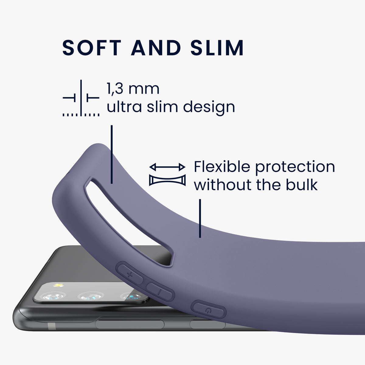 kwmobile Phone Case for Samsung Galaxy S20 FE - Wireless Charging - Protective Cover