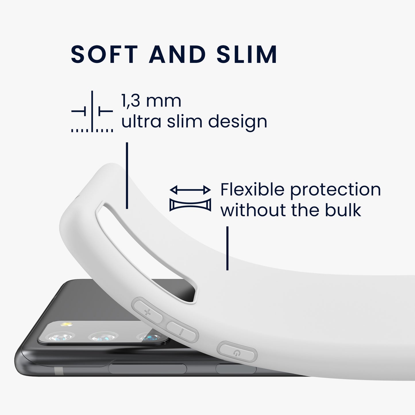 kwmobile Phone Case for Samsung Galaxy S20 FE - Wireless Charging - Protective Cover