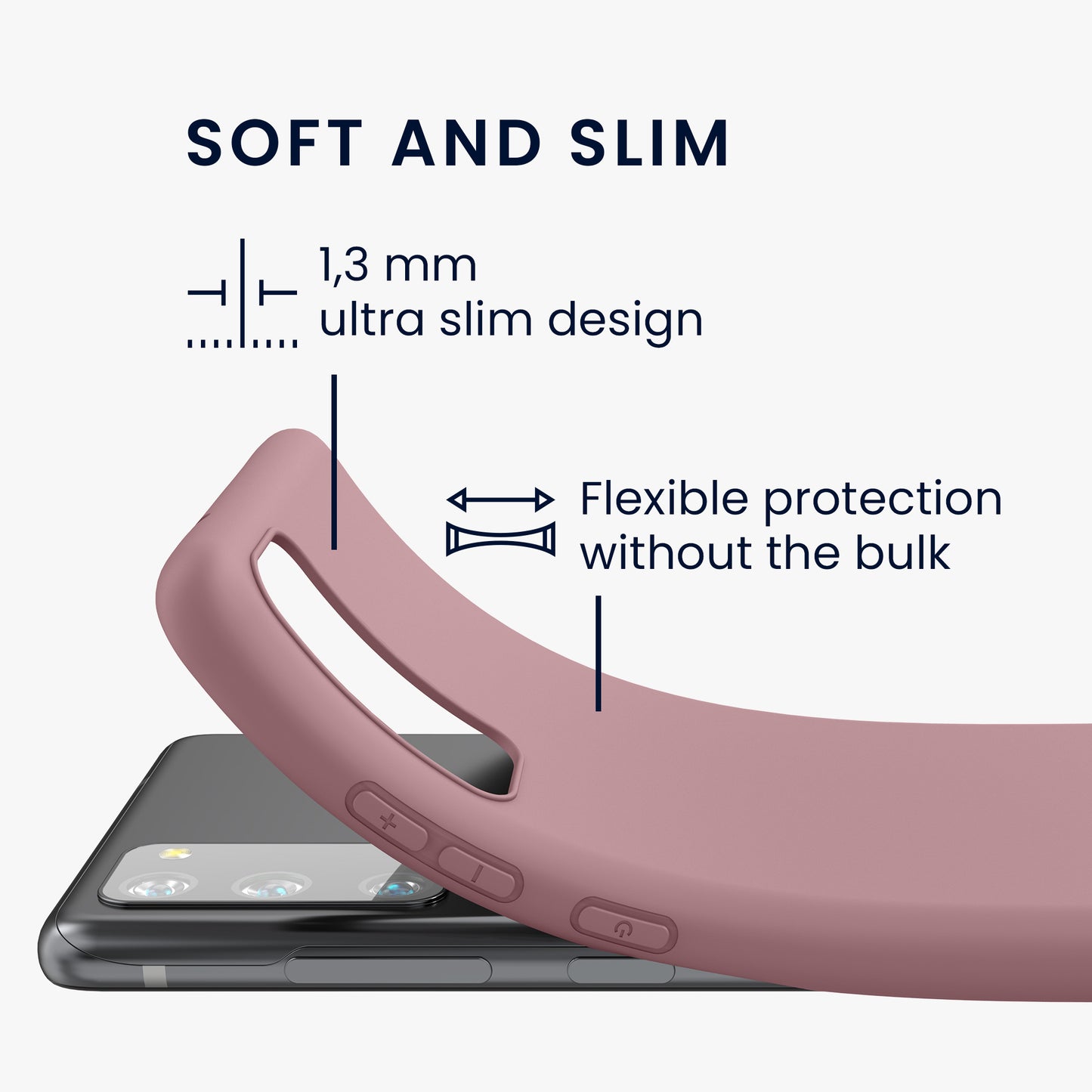 kwmobile Phone Case for Samsung Galaxy S20 FE - Wireless Charging - Protective Cover