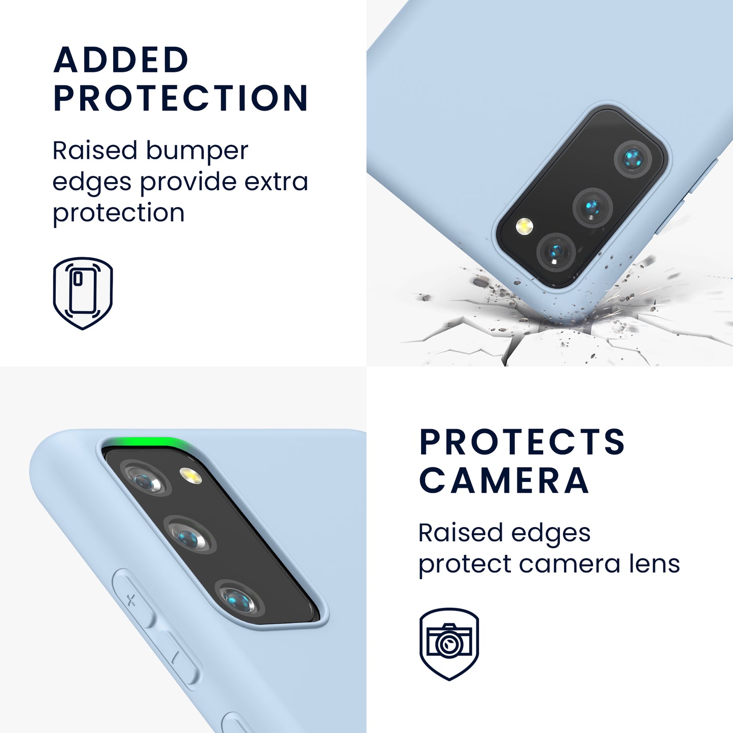 kwmobile Phone Case for Samsung Galaxy S20 FE - Wireless Charging - Protective Cover