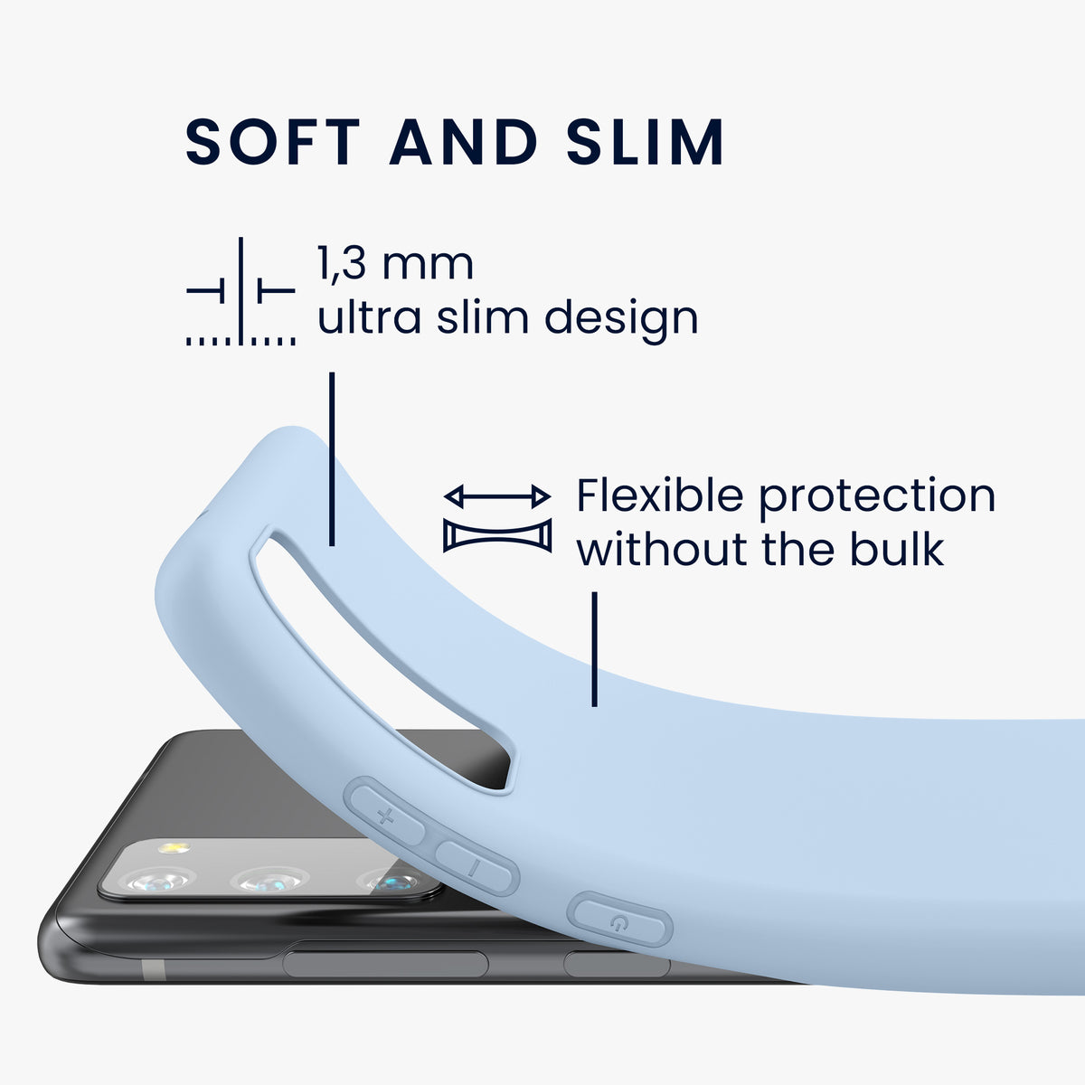 kwmobile Phone Case for Samsung Galaxy S20 FE - Wireless Charging - Protective Cover