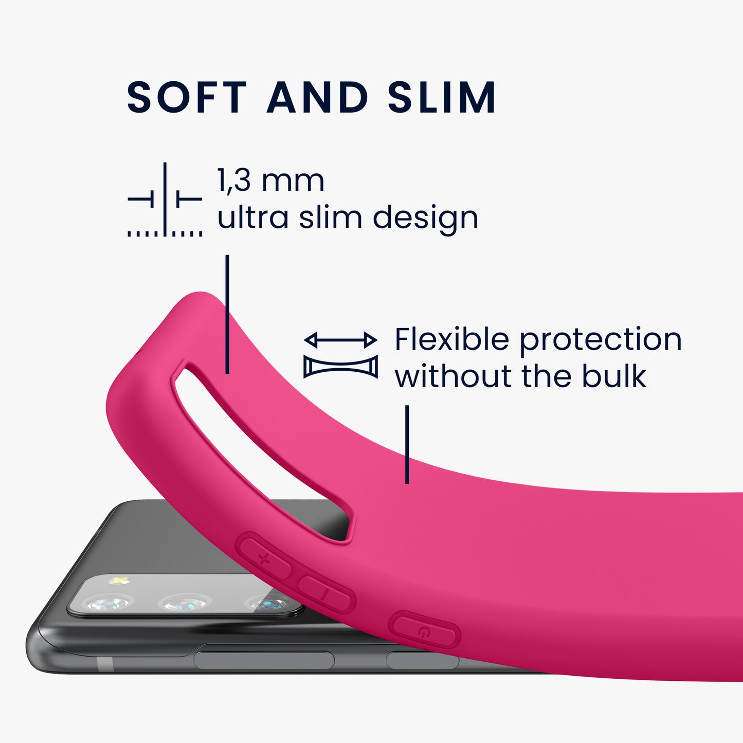 kwmobile Phone Case for Samsung Galaxy S20 FE - Wireless Charging - Protective Cover