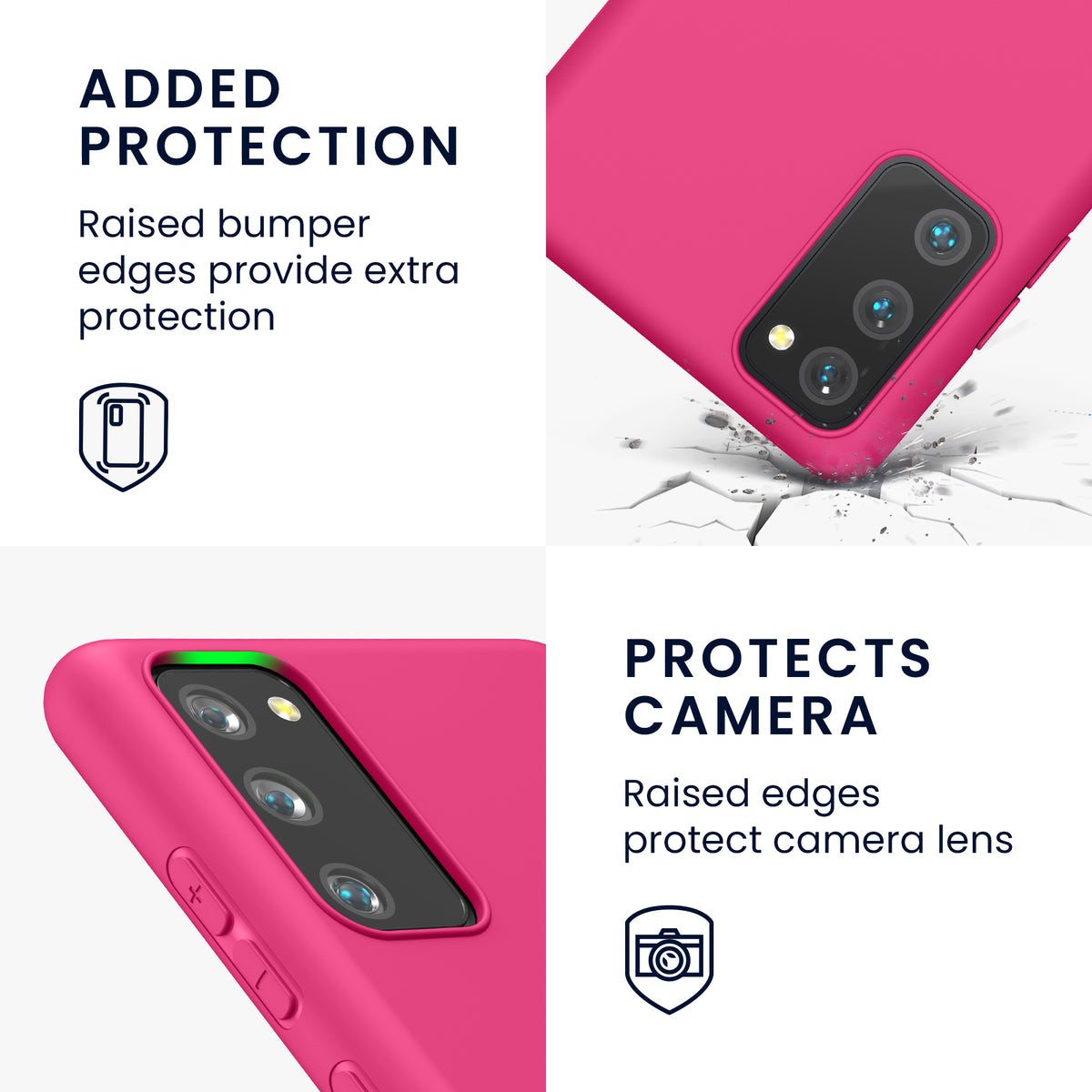 kwmobile Phone Case for Samsung Galaxy S20 FE - Wireless Charging - Protective Cover
