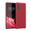 kwmobile Handyhülle für Samsung Galaxy S20 FE Hülle - Case Silikon - Kabelloses Laden - Schutzhülle Cover in Klassisch Rot Klassisch Rot  