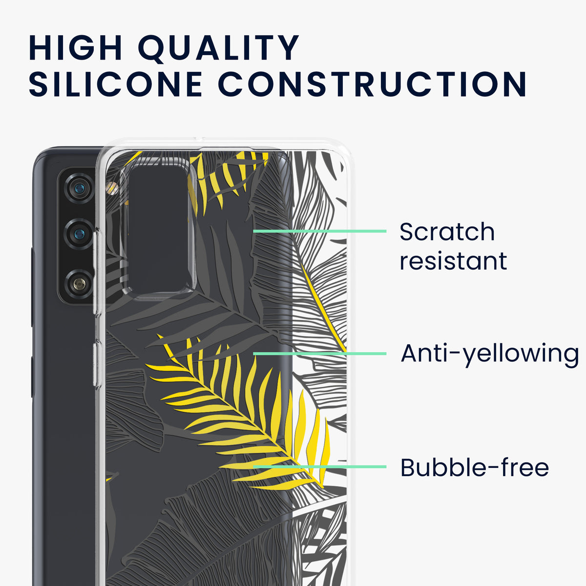 Samsung Galaxy S20 FE Clear Silicone Phone Case