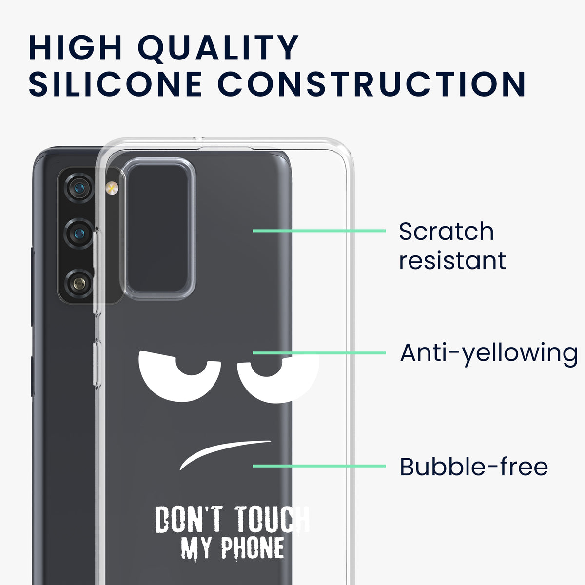 Samsung Galaxy S20 FE Clear Silicone Phone Case