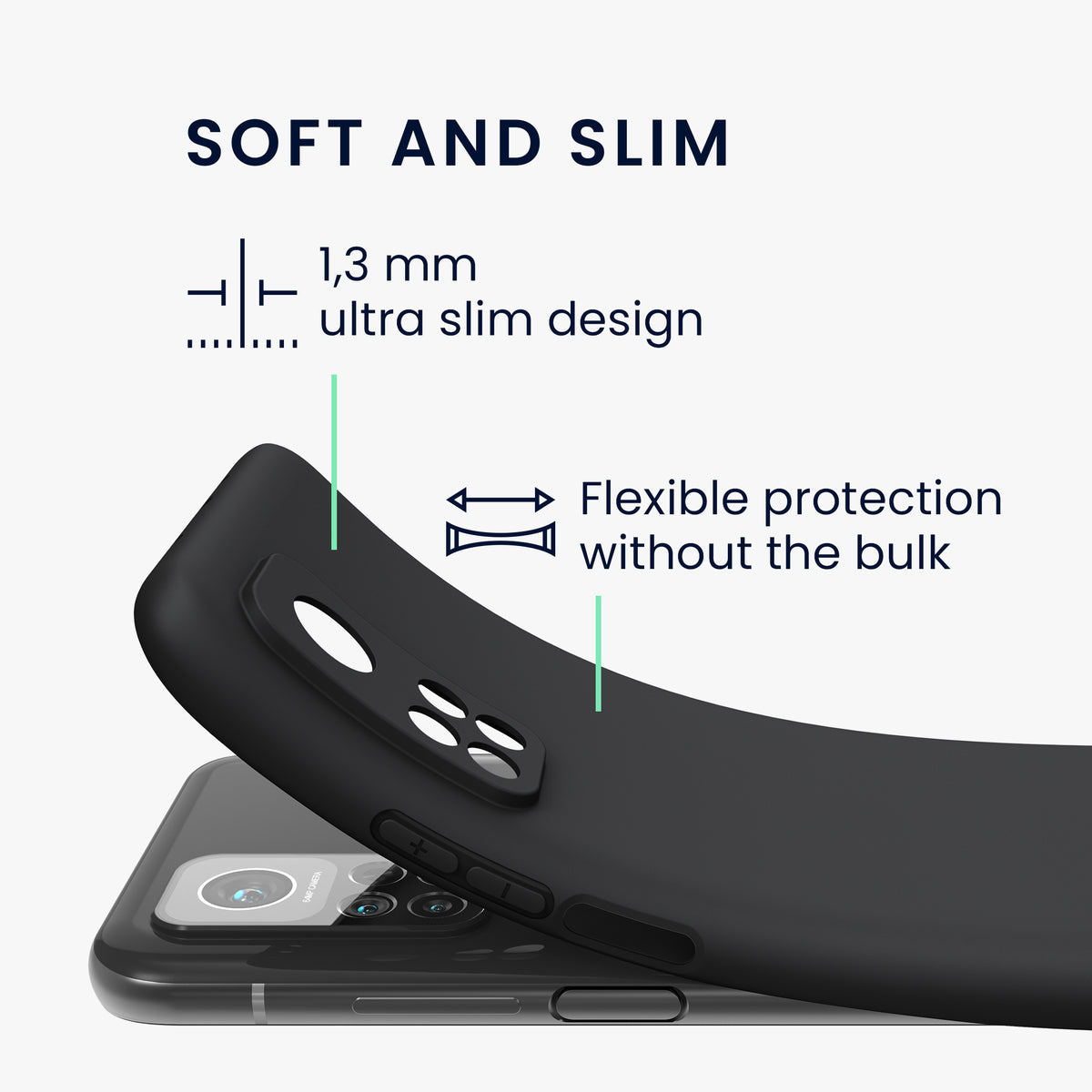 Xiaomi Mi 10T / Mi 10T Pro Case Matt Silicone