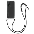 Xiaomi Mi 10T / Mi 10T Pro Silikon Handykette mit Band Schwarz