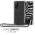 Xiaomi Mi 10T / Mi 10T Pro Silikon Handykette mit Band Schwarz