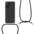 Xiaomi Mi 10T / Mi 10T Pro Silikon Handykette mit Band Schwarz