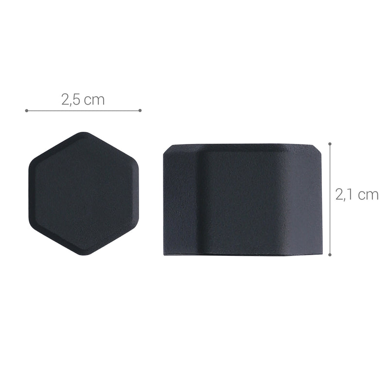 kwmobile 20x Abdeckung für 21 mm Radmuttern Auto Rad Schraube - Radschrauben Cover - Mutter Kappen - Sonstiges