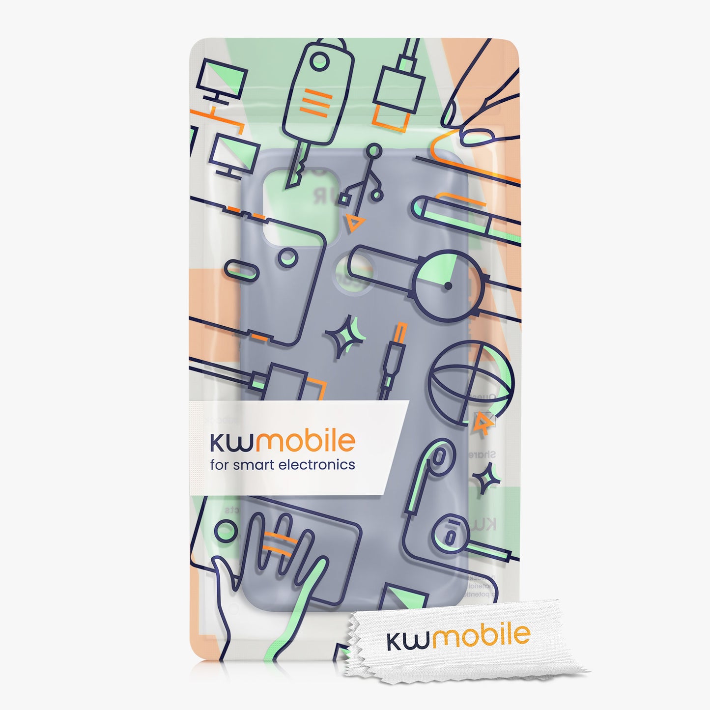 kwmobile Case Compatible with Google Pixel 4a 5G Protective Cover for Wireless Charging Case