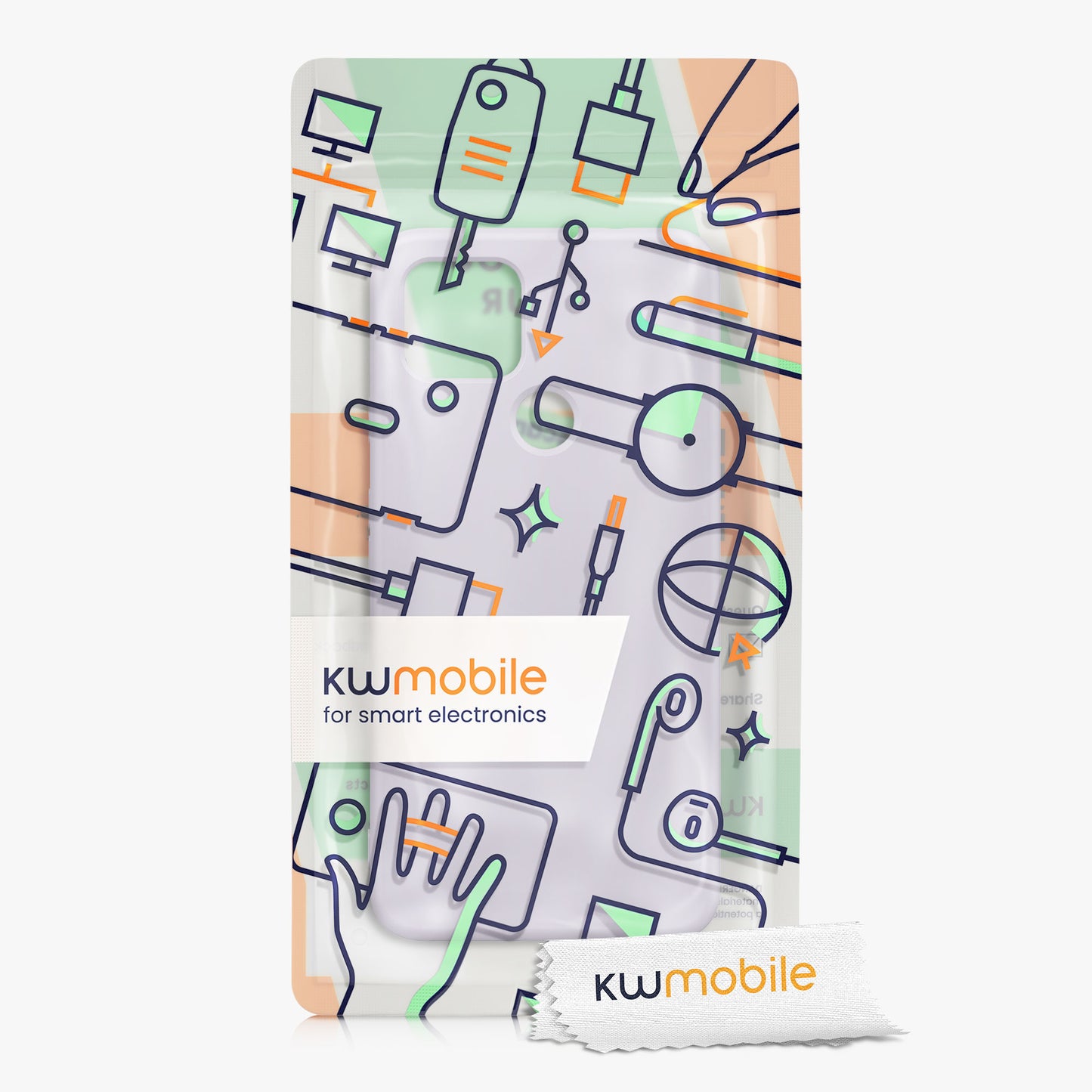 kwmobile Case Compatible with Google Pixel 4a 5G Protective Cover for Wireless Charging Case