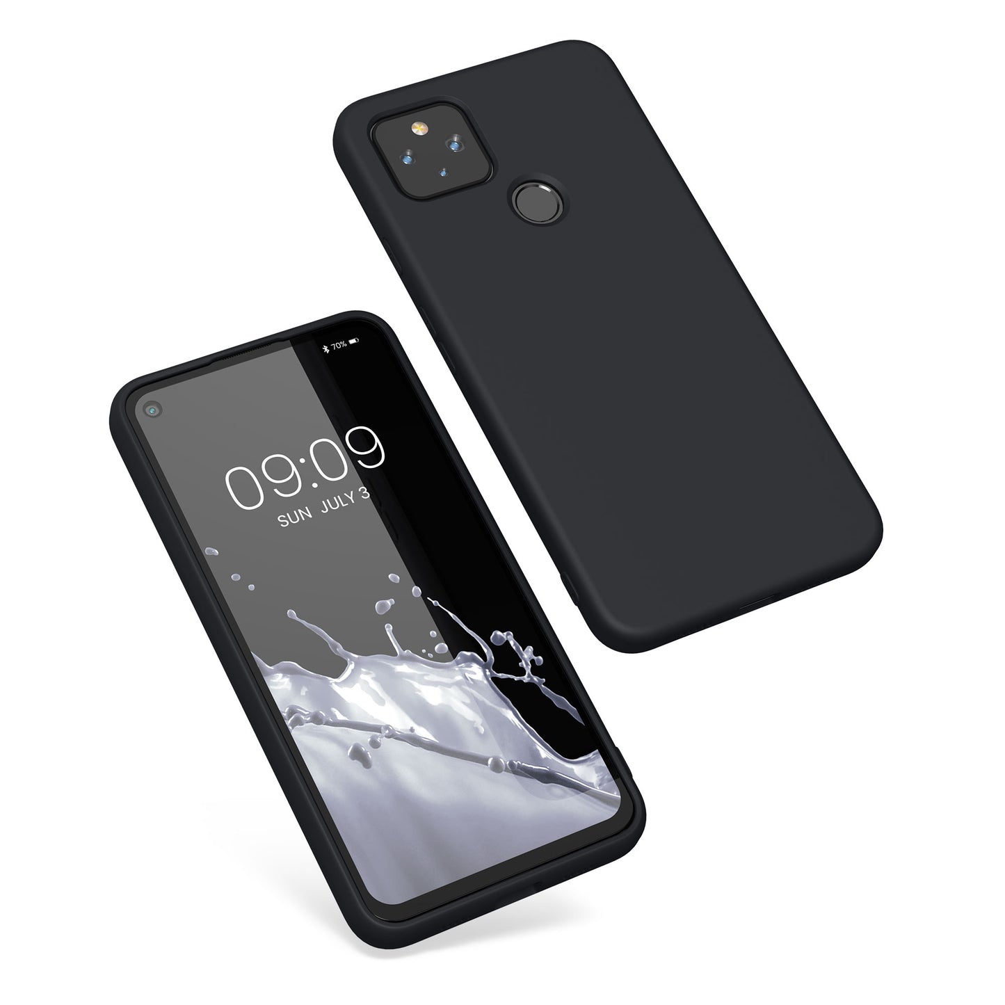 kwmobile Case Compatible with Google Pixel 4a 5G Protective Cover for Wireless Charging Case