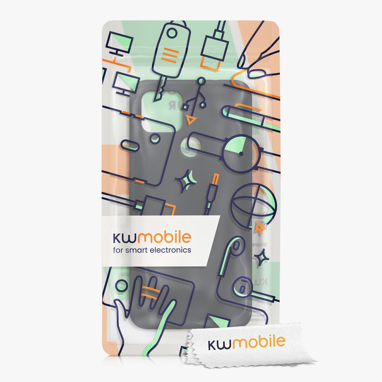 kwmobile Case Compatible with Google Pixel 4a 5G Protective Cover for Wireless Charging Case