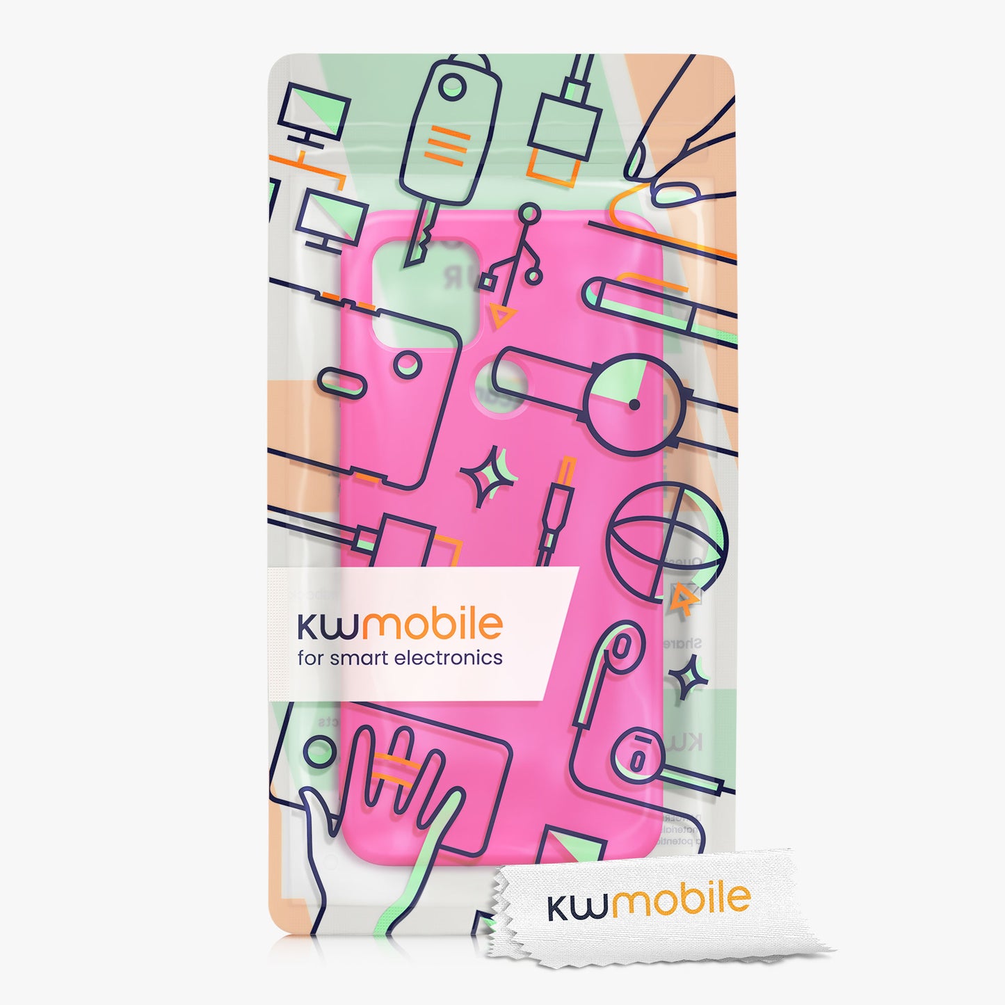 kwmobile Case Compatible with Google Pixel 4a 5G Protective Cover for Wireless Charging Case