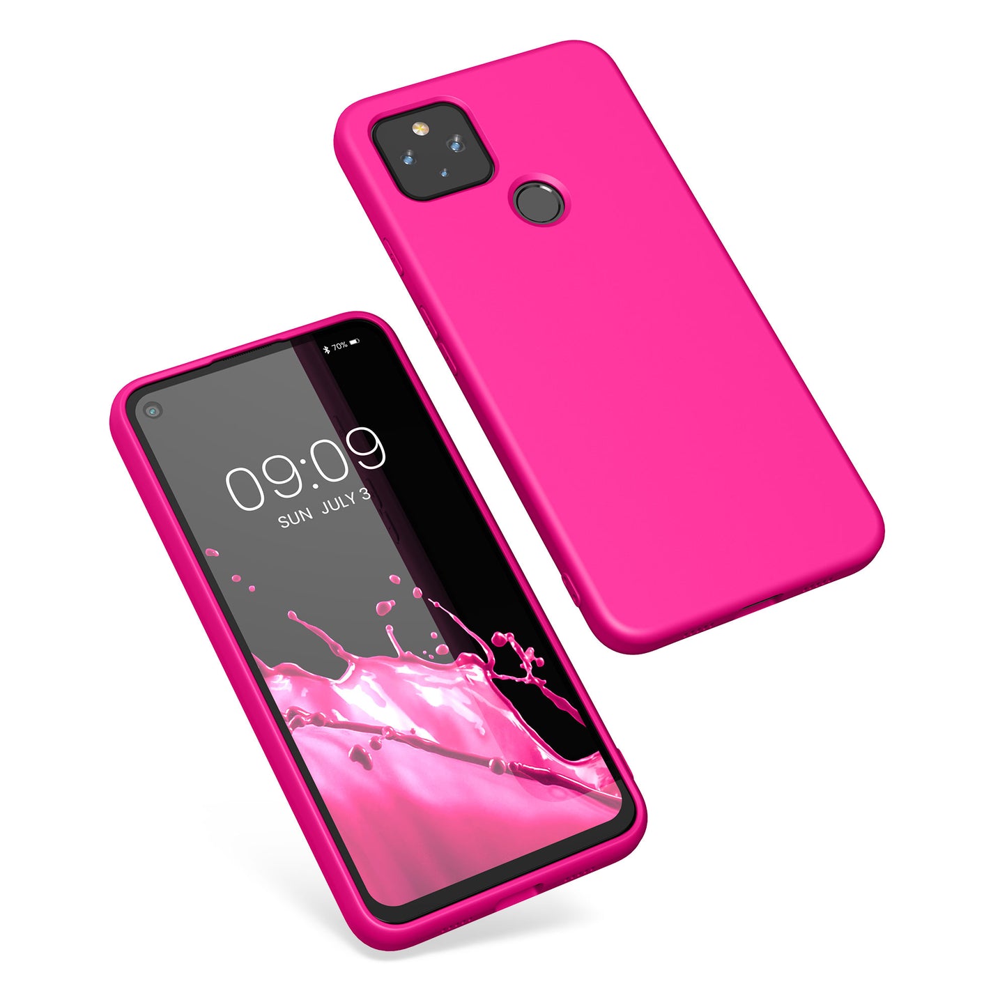 kwmobile Case Compatible with Google Pixel 4a 5G Protective Cover for Wireless Charging Case
