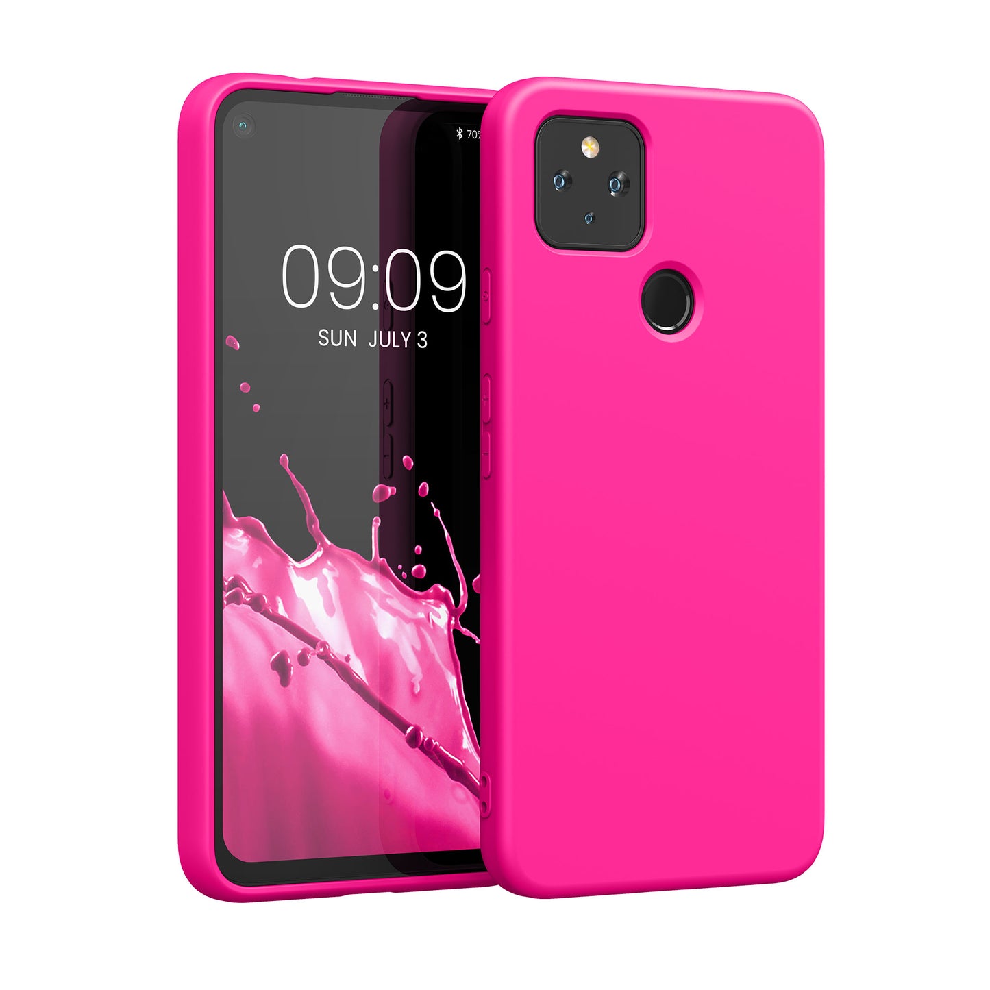 kwmobile Case Compatible with Google Pixel 4a 5G Protective Cover for Wireless Charging Case