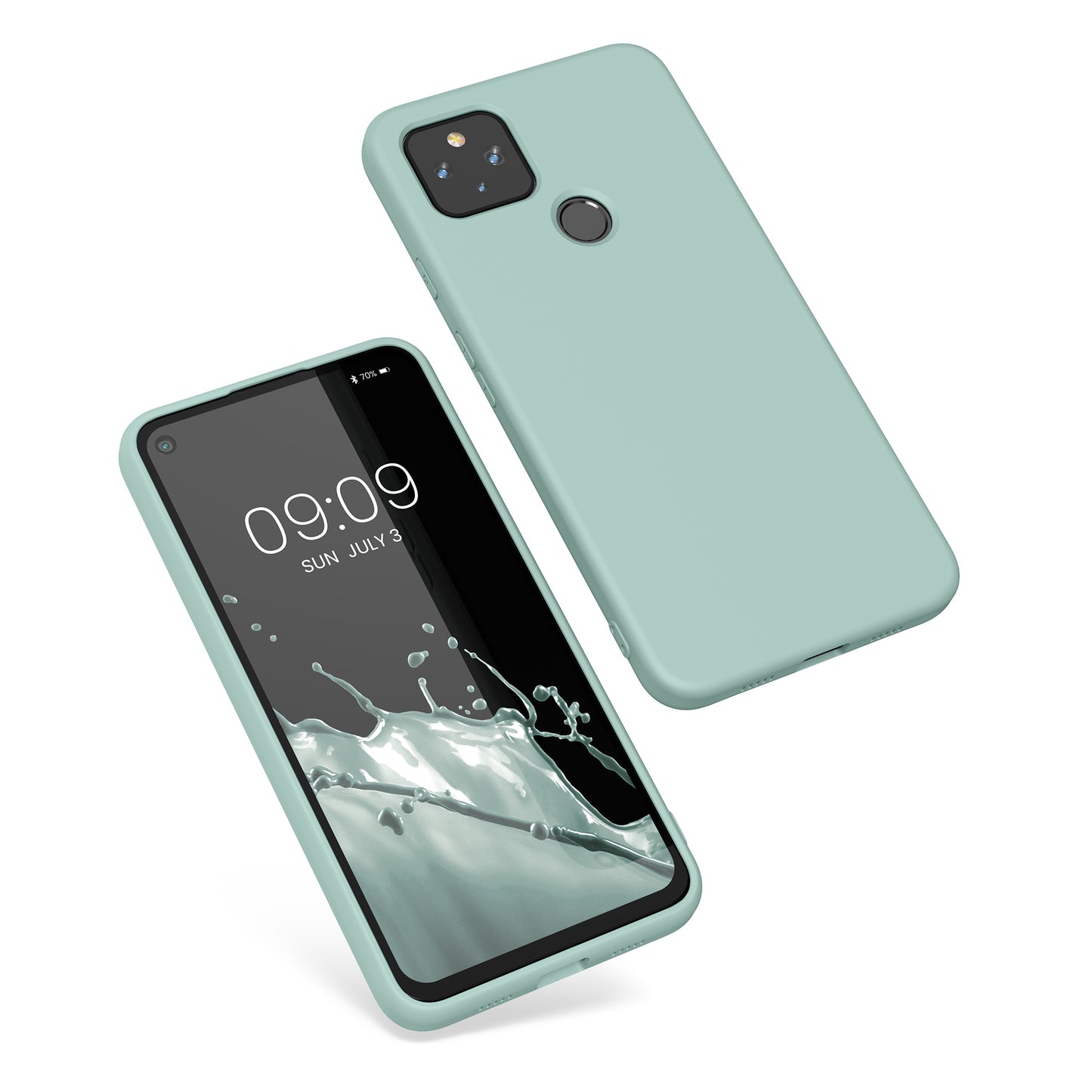 kwmobile Case Compatible with Google Pixel 4a 5G Protective Cover for Wireless Charging Case