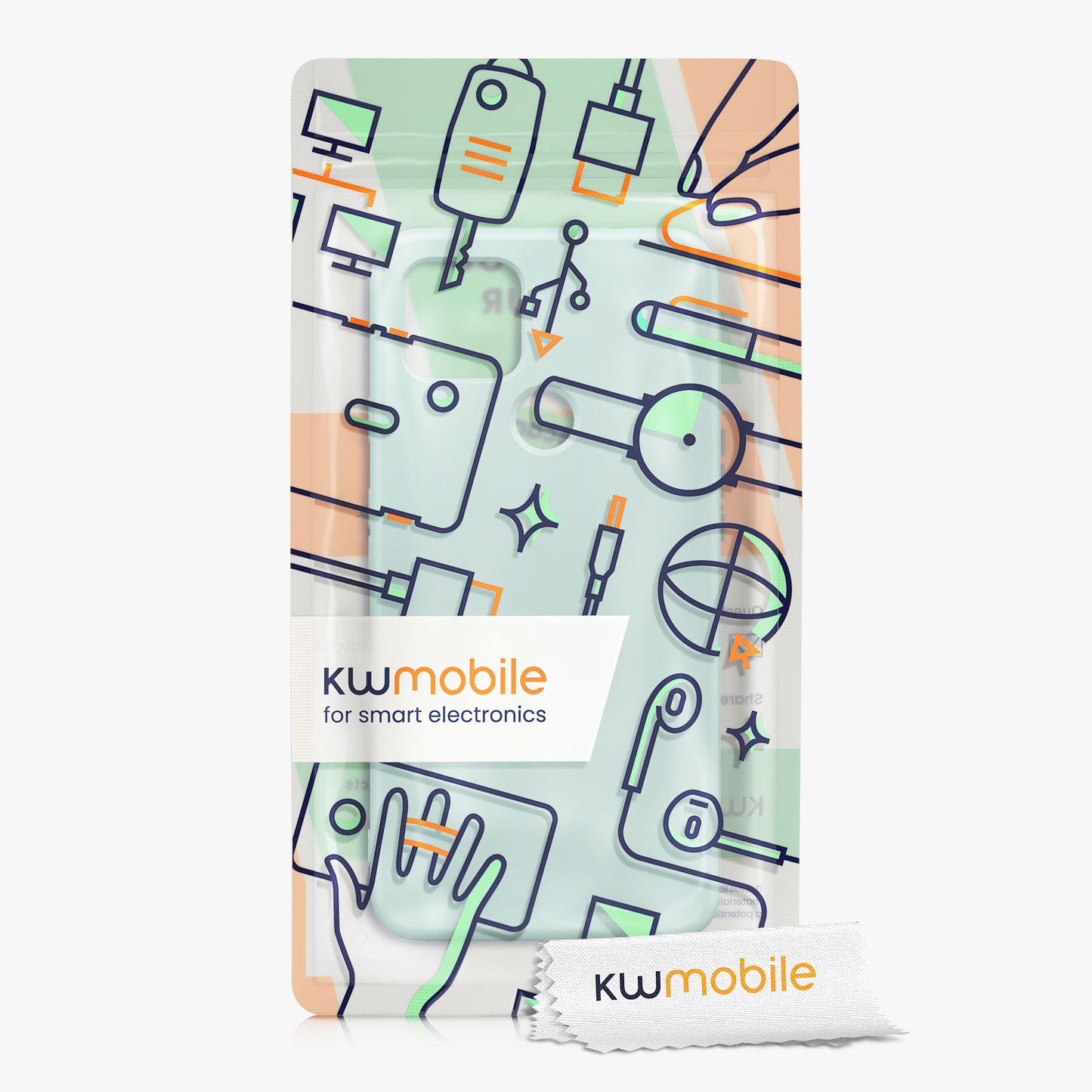 kwmobile Case Compatible with Google Pixel 4a 5G Protective Cover for Wireless Charging Case