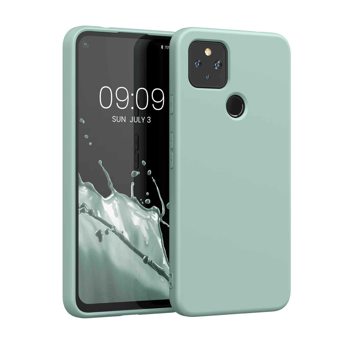 kwmobile Case Compatible with Google Pixel 4a 5G Protective Cover for Wireless Charging Case