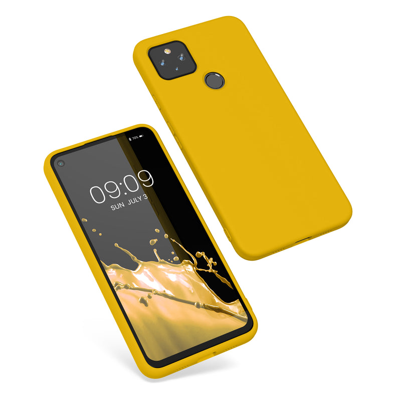 kwmobile Case Compatible with Google Pixel 4a 5G Protective Cover for Wireless Charging Case