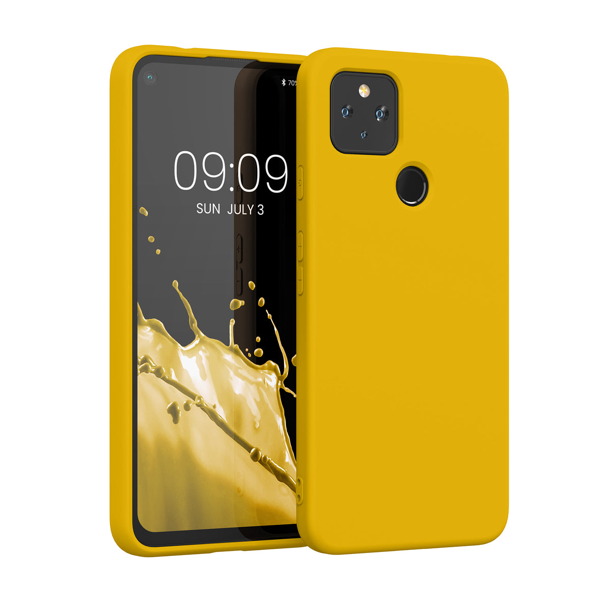kwmobile Case Compatible with Google Pixel 4a 5G Protective Cover for Wireless Charging Case