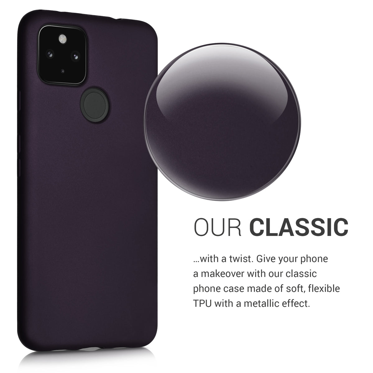 kwmobile Phone Case for Google Pixel 4a 5G Cover Protective Case