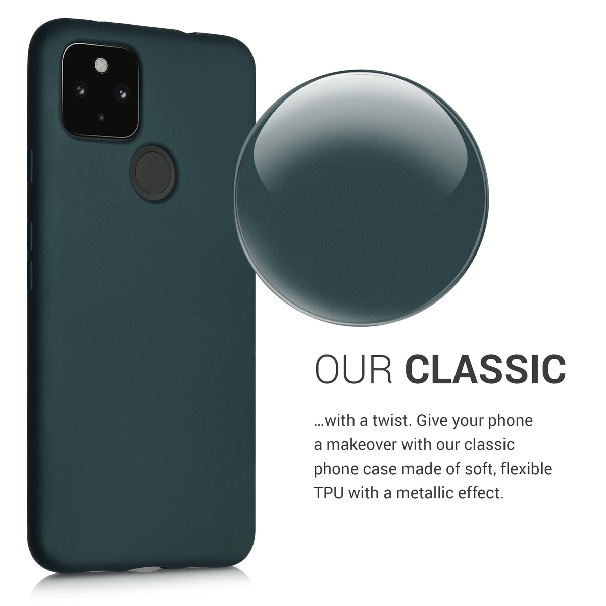 kwmobile Phone Case for Google Pixel 4a 5G Cover Protective Case