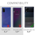 kwmobile Phone Case for Samsung Galaxy A42 5G - Wireless Charging - Protective Cover