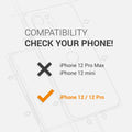 kwmobile 3x Displayschutzfolie kompatibel mit Apple iPhone 12 / iPhone 12 Pro Folie - klare Schutzfolien Set